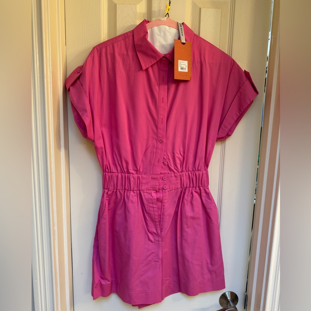 Hunter Bell Reed Azalea Pink Romper - Picture 4 of 5